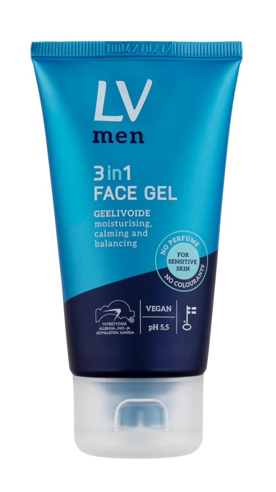 LV MEN 3-in-1 Face Gel geelivoide 75ml - Image 2