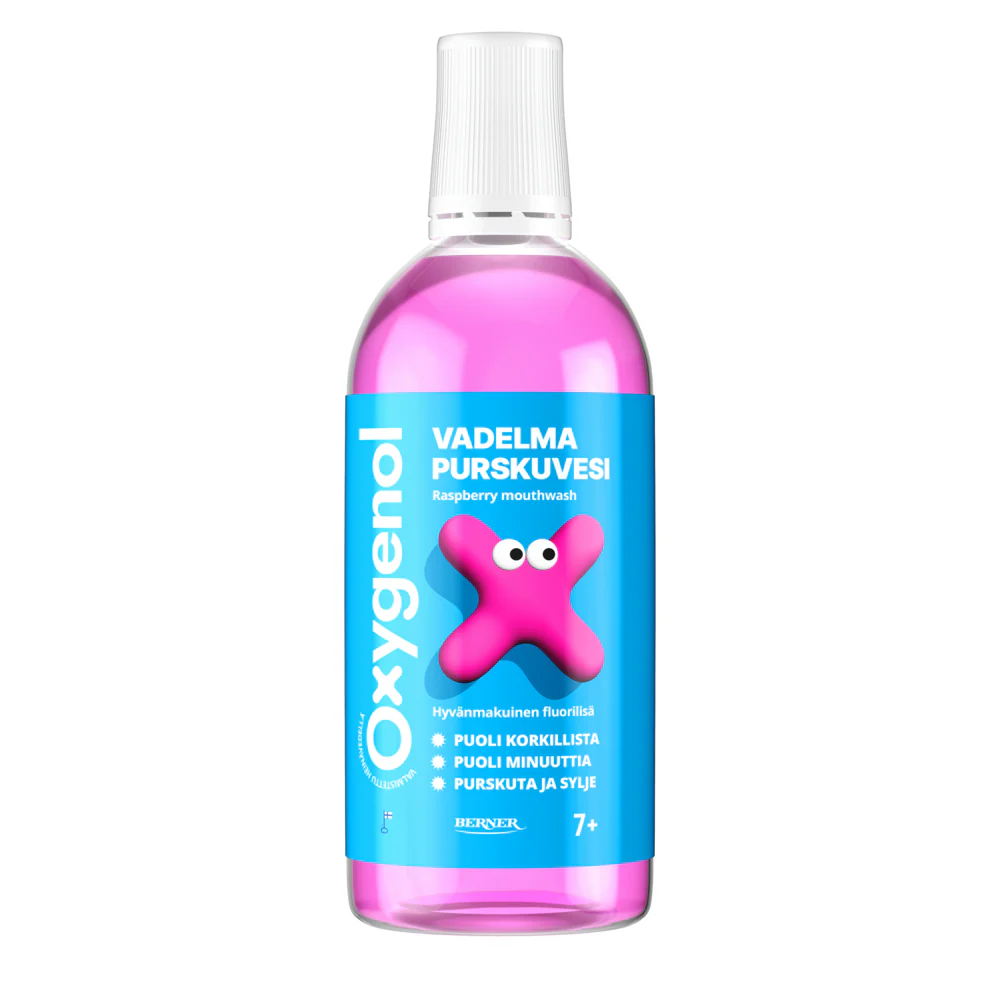 Oxygenol Vadelma 7+ purskuvesi 500ml - Image 2