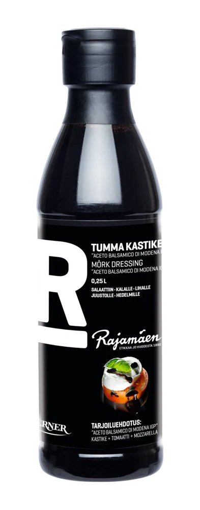 Rajamäen Tumma kastike "Aceto Balsamico di Modena IGP" 0,25 l