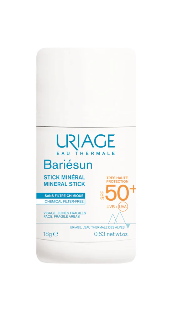 Uriage Bariesun SPF50+ Mineral Stick 18g fysikaalinen aurinkosuojapuikko